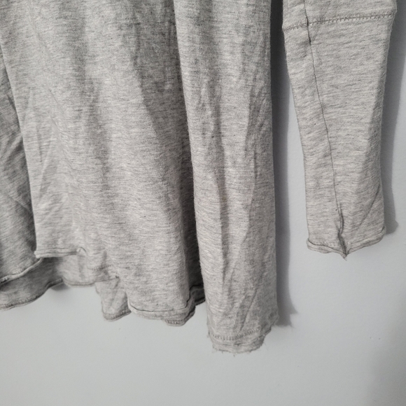 Free People Light Gray Gemma Mock Neck Tunic Dress - Picture 11 of 14
